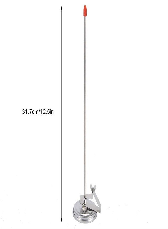 Jerliflyer Thermometer, 12.5inch Long Beer Making Clip on Large Dial Easy to Read 220℉ Thermometer for Fried Food, Hot Chocolate, Bar - Image 3